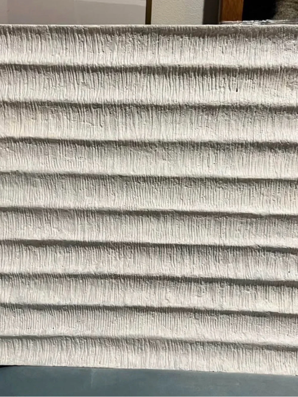White volcanic Stone Wall Art (2 panels) crate & barrel
